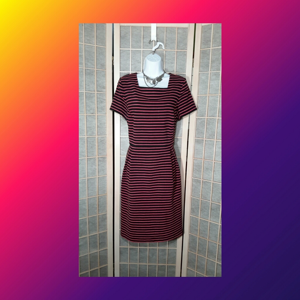 TALBOTS DRESS COTTON SZ 14
